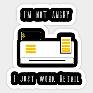 Retail Woes Sticker